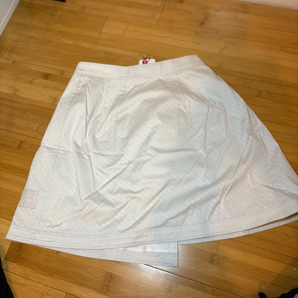 Z Spoke by Zac Posen White Wrap Mini Skirt - Picture 4 of 6